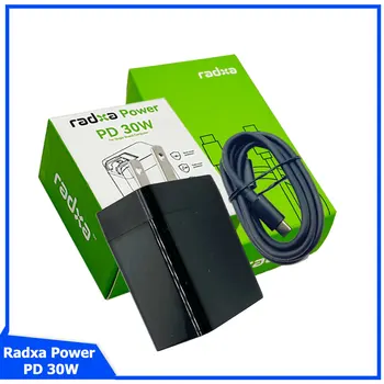 Официальный адаптер питания RADXA PD мощностью 30 Вт для ROCK Pi 5B, ROCK Pi 4, ROCK Pi 3.
