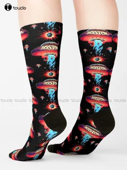 Официальный товар Boston Stone Band Socks Мужские носки Мультяшные Уличные Носки для скейтборда Унисекс для взрослых, подростков, молодежных носков в стиле ретро