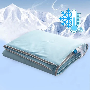 Охлаждающее одеяло для кровати, легкое охлаждающее летнее одеяло, двусторонний морозостойкий охлаждающий кондиционер, можно стирать