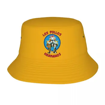 Пляжная шляпная одежда Los Pollos Hermanos Товары Breaking Bad, панама, хип-хоп, женская солнцезащитная шляпа, ТВ-боб, складная шляпа для рыбалки, пешие прогулки
