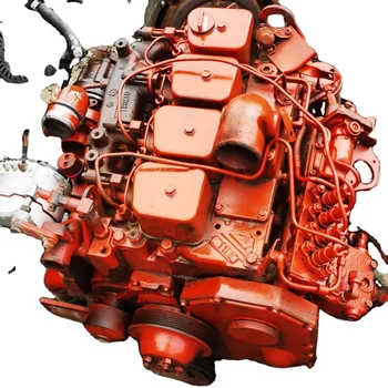 Подержанный двигатель cummins 4BT с большим насосом