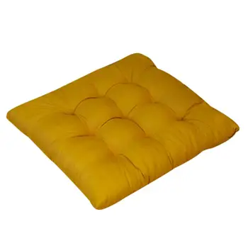 Подушка для офисного кресла, Однотонный нескользящий коврик для кресел-качалок из полиэстера, Круглая Квадратная подушка, украшение для дома