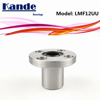 Подшипники Kande LMF12 UU 2 шт./лот LMF12UU Линейный шарикоподшипник с круглым фланцем 12 мм LMF12