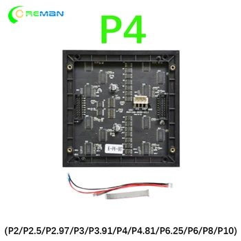 Полноцветный P4 smd светодиодный модуль с высоким разрешением P4 P5 P6 внутренняя rgb светодиодная дисплейная панель 1/16 сканирования 256x128 мм 64x32 пикселя led