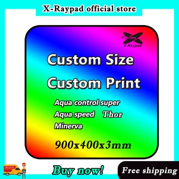 Пользовательские коврики для мыши xraypad aqua control plus Aqua control super / Thor/ Aqua speed / Minerva размером 900x400x3 мм X-raypad Gaming