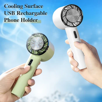 Портативный перезаряжаемый Мини USB вентилятор-охладитель воздуха Ручной настольный полупроводниковый охлаждающий вентилятор Холодный компресс для глаз, тела, удержания телефона