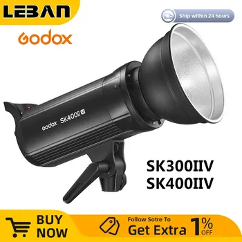 Профессиональная Компактная Студийная Вспышка Godox SK300IIV SK400IIV SK300II-V SK400II-V 2.4G X System для Фотостудии Stream