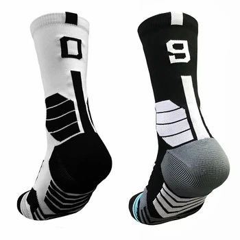 Профессиональные баскетбольные носки Для женщин и мужчин, для занятий спортом на открытом воздухе, нескользящие износостойкие носки для ног, футбольные носки для бега