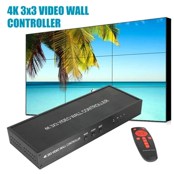Процессор для сшивания экрана Контроллера Видеостены 4K 3x3 3x2 3x1 1x4 2x3 4x2 2x4 9 Совместимый с HDMI Соединитель мониторов