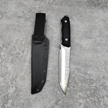 Прямой нож для самообороны на открытом воздухе из стали DC53, охота в джунглях, кемпинг, острый тактический нож с фиксированным лезвием