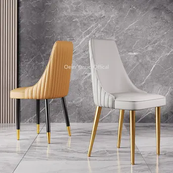 Ретро Усовершенствованный стул с акцентом для спальни, Обеденный Минималистичный Туалетный столик, Уникальная Металлическая мебель Silla Mecedora для гостиной DC004 WYH