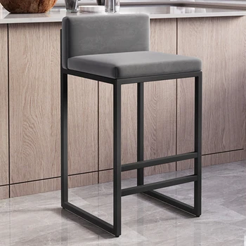 Роскошные Кухонные Обеденные стулья, Мобильные Эргономичные Металлические Высокие Обеденные стулья, современная минималистичная мебель для дома Cadeiras De Jantar