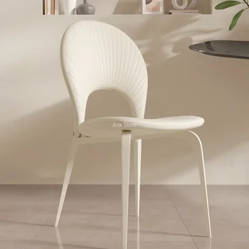 Роскошные обеденные стулья для гостиной Nordic Складные Одноместные Кожаные обеденные стулья Современная Эргономичная мебель для дома Sillas Comedor