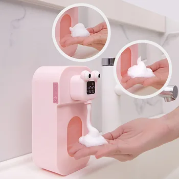 Симпатичные автоматические дозаторы пены для мыла для ванной комнаты Умная стиральная машина USB Зарядка Настенный дозатор мыла для ванной комнаты
