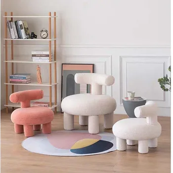 Скандинавский креативный дизайнер Стульев для гостиной Обеденных стульев для кухонной мебели спальни с современной минималистской спинкой Симпатичный стул MC