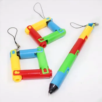 Складная шариковая ручка Ручка с деформацией при изгибе Корейские креативные канцелярские принадлежности для начальной школы Новинка Милый подарок для детей