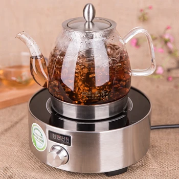 Стеклянный электрический чайник для кипячения чая чайник для заваривания чая плита чайник с изоляцией электрическая керамическая плита электрический чайник