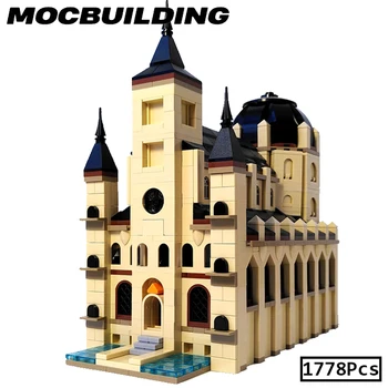 Строительные блоки MOC Zeldaed Linked Temple of Time, замок Хайрул, Игрушки для сборки Ocarina of Time, Подарочная игрушка