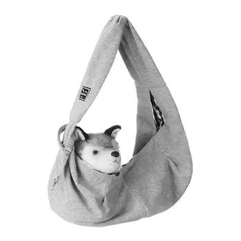 Сумка для переноски щенка, кошки, щенок, дорожная сумка для собак, хлопковая одноместная удобная сумка-слинг, сумка-тоут