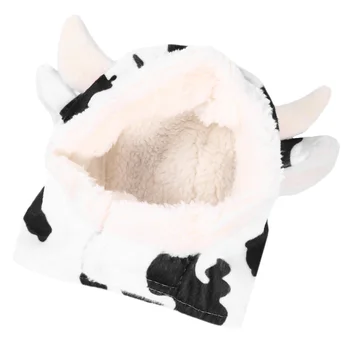 Трансформирующая шляпа для собак и коров, плюшевая кепка, украшение для вечеринки, джинсовый наряд, мини-ковбойские шляпы, косплей-костюм, невероятно