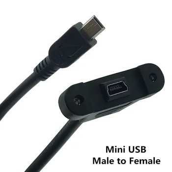 Удлинительный кабель USB Кабель Mini USB 2.0 для крепления на панели типа 