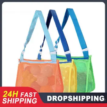 Уличные водонепроницаемые сумки для хранения, большие пляжные сумки для плавания, многоцветные аксессуары для плавания, Пляжный сетчатый рюкзак большой емкости