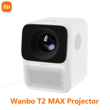Умный проектор Xiaomi T2 MAX с регулируемым физическим разрешением 1080P Мобильный телефон Android Mini Удобный Домашний HD-кинотеатр