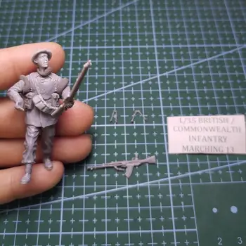 Фигурка из смолы 1/35 GK, комплект британской армии в разобранном виде и неокрашенный