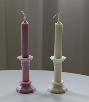 Форма для свечей в форме пагоды цилиндрическая ариловая форма для свечей Изготовление ароматических свечей
