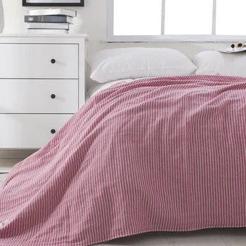 Хлопчатобумажное Вафельное одеяло для кровати, Дышащий Детский Спальный мешок, Одеяла для коляски, одеяло для кроватки