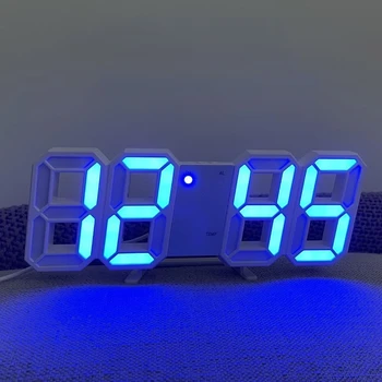Цифровые электронные будильники могут продаваться напрямую производителями настенных интеллектуальных светящихся 3D-цифровых часов