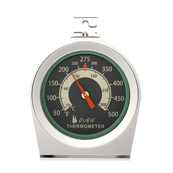 Шкала термометра для духовки Датчик температуры духовки с крючком и панелью для подвешивания или подставки в духовке для домашней кухни 10 ℃ ~ 260 ℃