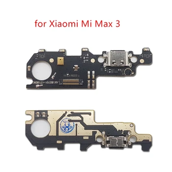 для Xiaomi Mi Max 3 USB порт зарядного устройства Разъем док-станции печатная плата Ленточный Гибкий кабель Порт зарядки Запасные части для замены компонентов