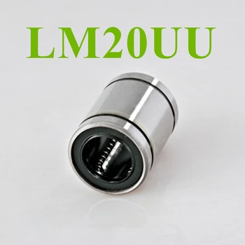 линейные подшипники LM20 / LM20UU / LB20UU 20*32*40 мм Линейная втулка шарикоподшипника для деталей 3D-принтера, деталей с ЧПУ